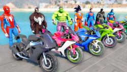 موتورسیکلت های ابرقهرمانی مرد عنکبوتی هالک  |  ابرقهرمانان - GTA 5