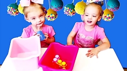 کارتون جدید چالش شکلاتی با کریستن و اسکارلت | واقعی در مقابل جعلی | با آب نبات و