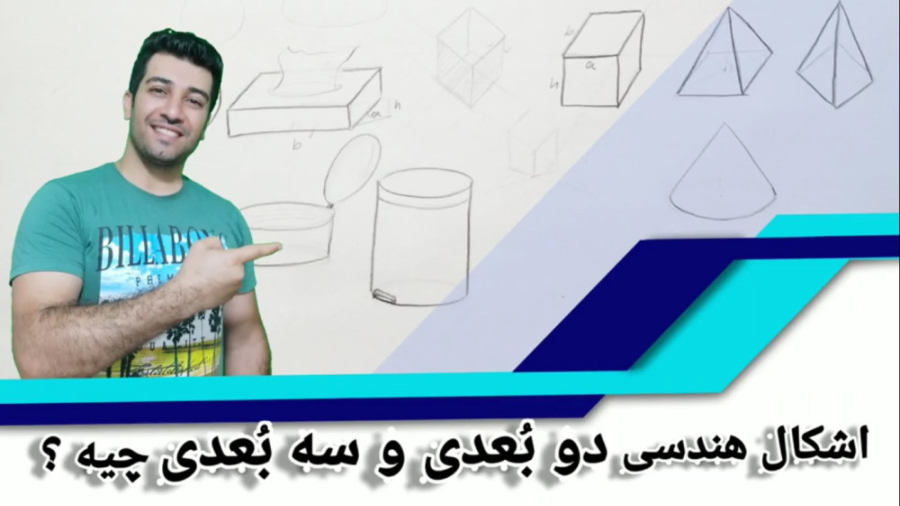 آموزش نقاشی | بخش پنجم | آموزش ترسیم اشکال هندسی دو بعدی و سه بعدی شلپ شلپ