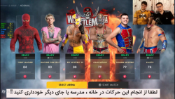 گیم پلی بازی WWE 2k22 نمایش نقابداران