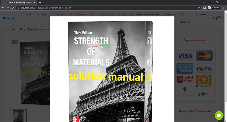 Strength Of Materials By SS Rattan 3rd Edition Solutions Manual Pdf