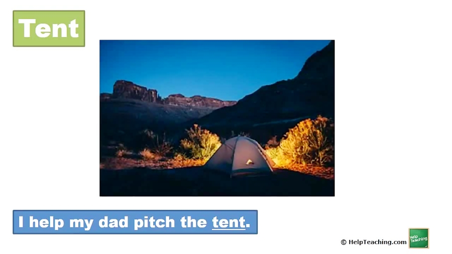 Camping Words