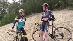 آموزش دوچرخه سواری در شن