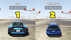 درگ سریع ترین ماشین های GTA 5 Online