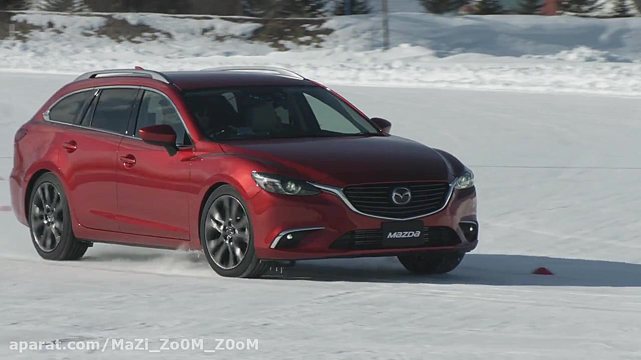 نحوه عملکرد سیستم جدید GVC مزدا(بر روی جاده برفی) زمان392ثانیه