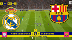 گیم پلی رئال مادرید و بارسلونا در بازی eFOOTBALL 2023 Mobile