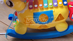 بلز اسباب بازی چند کاره مدل راکر اسب زرد کد MX011