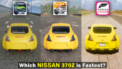 بالاترین سرعت Nissan 370Z در CarX Street و Forza Horizon 5 و CarX Drift Racing 2