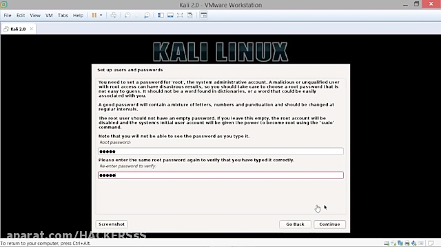 how to install vmware tools on kali linux 2.0