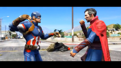 مبارزه ابر قهرمانان در بازی GTA5 آنلاین