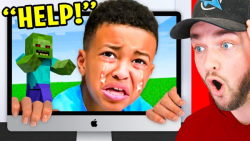 گیم پلی بازی: بچه در بازی ویدیویی ماین کرافت به دام می افتد