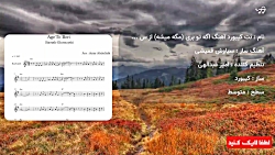 نت کیبورد آهنگ اگه تو بری (مگه میشه) از سیاوش قمیشی