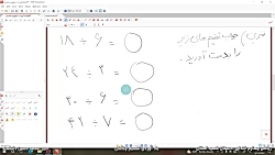 ادامه یادآوری مفهوم تقسیم