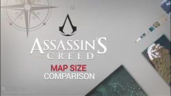 سایز نقشه های همه بازی های Assassin Creed