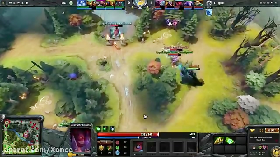 Miracle mid Axe casted by Dendi mdash; OG vs Liquid Dota 2