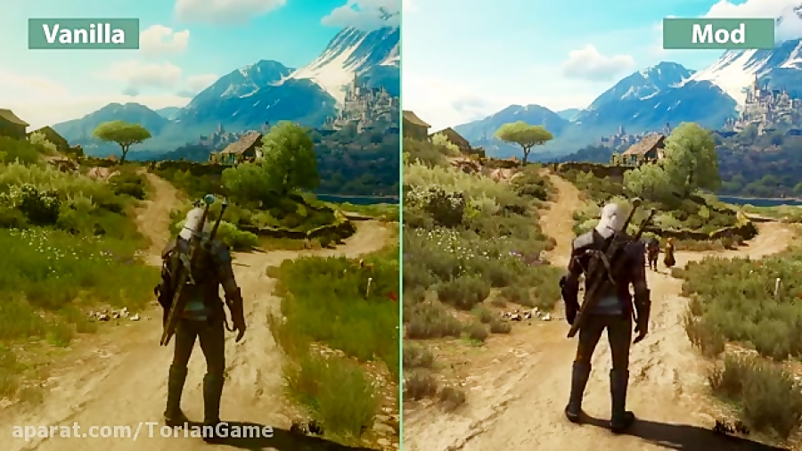 مقایسه گرافیکی DLC بازی The Witcher 3 - تورلان گیم