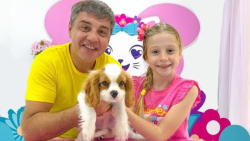 ناستیا از توله سگ خود به نام ل...