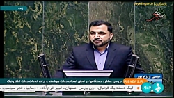 وزیر ارتباطات در صحن مجلس: دولت الکترونیک زمینه فساد را از بین می برد وزیر ارتباطات در صحن مجلس: دولت الکترونیک زمینه فساد را از بین می برد
