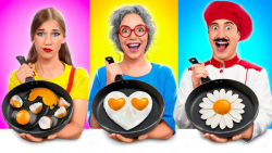 تفریحی و سرگرمی(7)!!!چالش غذای...