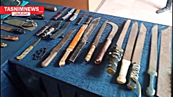 کشف انواع سلاح گرم و سرد از اغ...