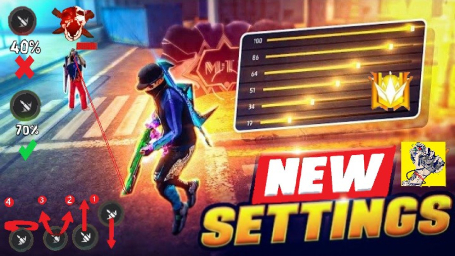 آموزش تنظیمات هدشات فری فایر Free Fire حامد همایون