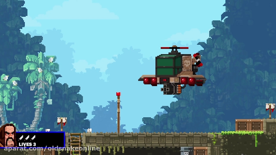 Broforce_Terrorkopter Boss Fight(#1)