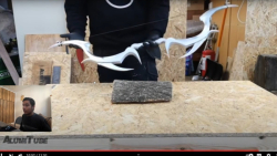 ساخت تیرکمان با مواد مذاب !!!