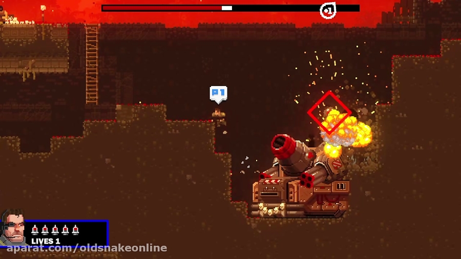 Broforce_Stealth Tank Boss Fight(#3)