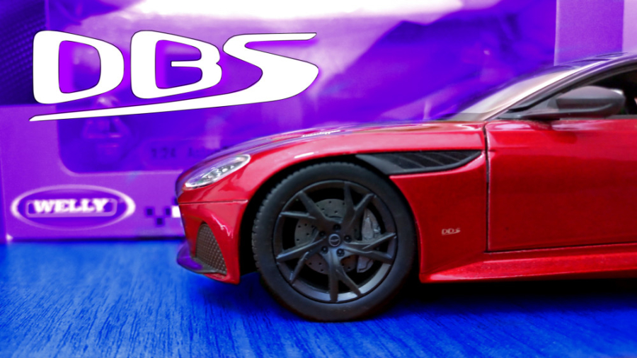 جعبه گشایی ماکت استون مارتین DBS ویلی ۱/۲۴ دست و پا چلفتی