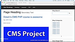 دوره آموزش PHP از ایتدا تا تسلط - پروژه CMS | فصل 12 از 45 / (قسمت 12 از 15)