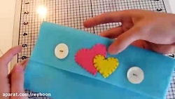 کاردستی با نمد خال خالی