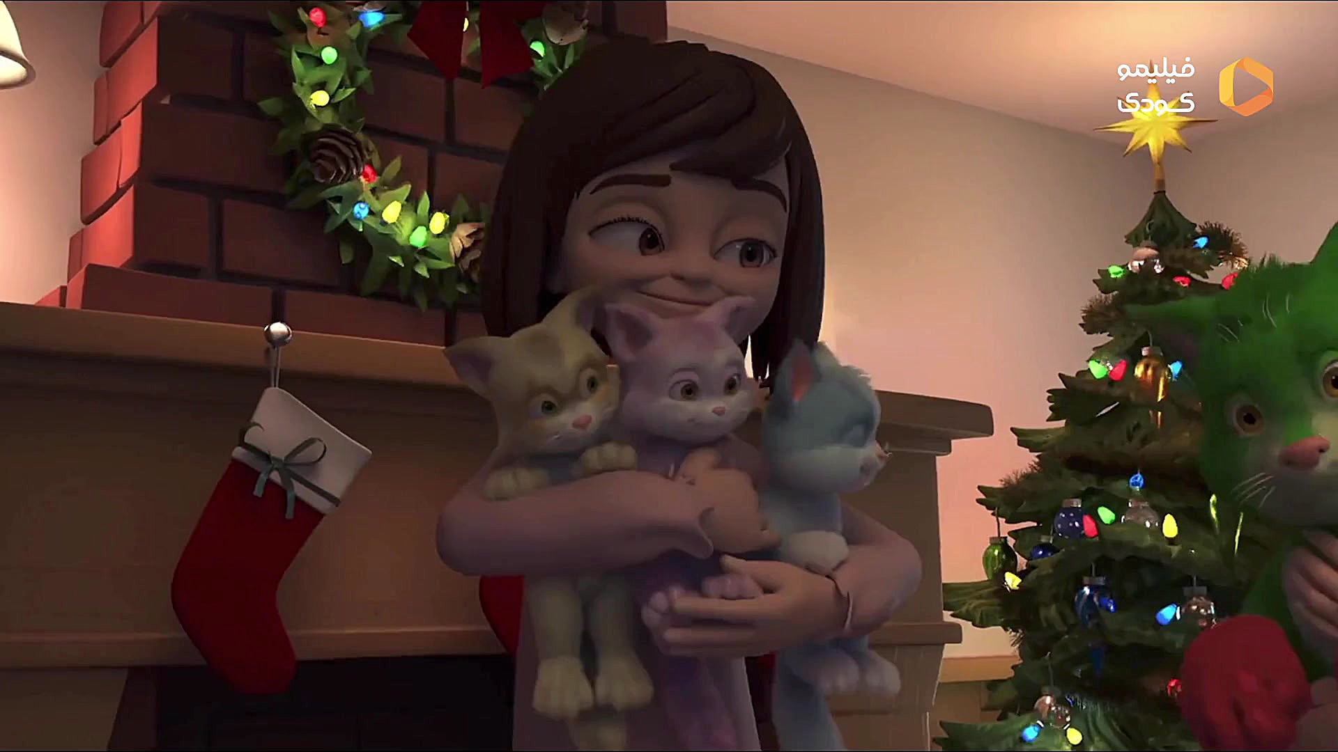 تریلر دوبله فارسی Spookley and the Christmas Kittens فیلیمو کودک زمان101ثانیه