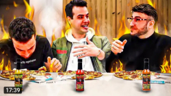 آریا کیوکسر خوردن تند ترین سس...