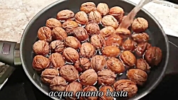 طرز تهیه شیرینی خانگی گردویی با دستور پخت سری مامان بزرگ