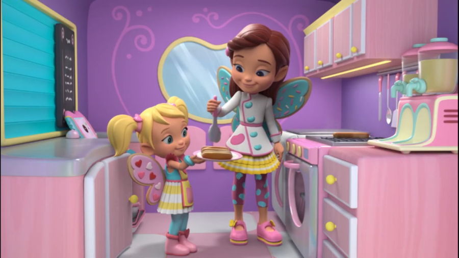 کارتون کافه باتربین به زبان انگلیسی Butter beans Cafe آموزشی پنیر کبابی