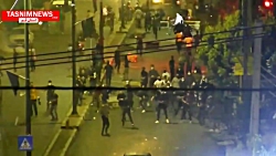 لحظه مجروحیت مدافع امنیت شهید...