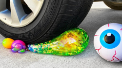 له کردن وسایل کیوت زیر چرخ ماش...