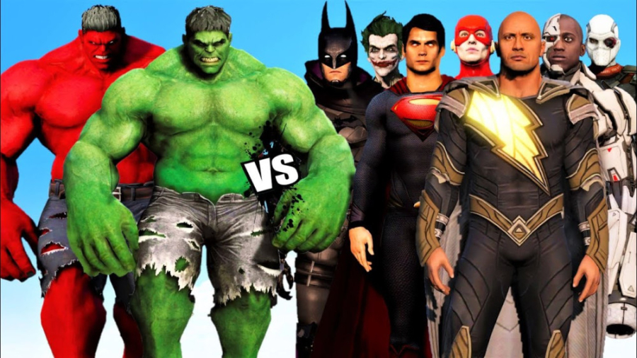 نبرد ابرقهرمانان ، هالک قرمز د...