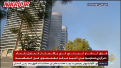 آتش سوزی در مهم ترین مرکز تجاری اسلام آباد آتش سوزی در مهم ترین مرکز تجاری اسلام آباد