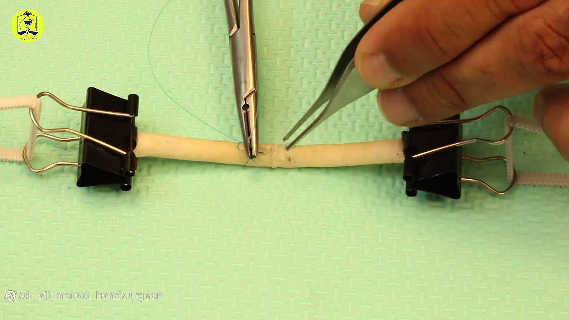 Simple Running Suture دکتر علی مرادی جراح دست