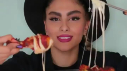 آسمر فود مونا چالش غذا خوری مو...