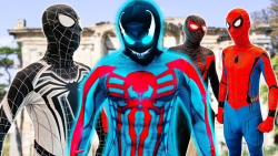 نبرد مرد عنکبوتی در زندگی واقع...