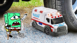 له کردن وسایل کیوت زیر چرخ ماش...