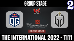 OG vs Gladiators مسابقات International 2022 مرحله گروهي گروه A گيم دوم