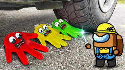 له کردن وسایل کیوت زیر چرخ ماش...