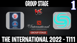 PSG LGD vs Soniqs مسابقات International 2022 مرحله گروهي گروه A گيم اول