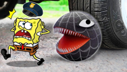 له کردن وسایل کیوت زیر چرخ ماش...