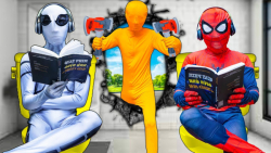 اسپایدر گرل به کمک تیم مرد عنک...