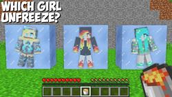دختر های یخ زده در ماینکرفت | کدومو نجات بدیم؟ |  ماین کرافت ماین کرفت Minecraft