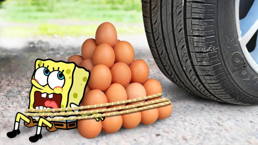 له کردن وسایل کیوت زیر چرخ ماش...